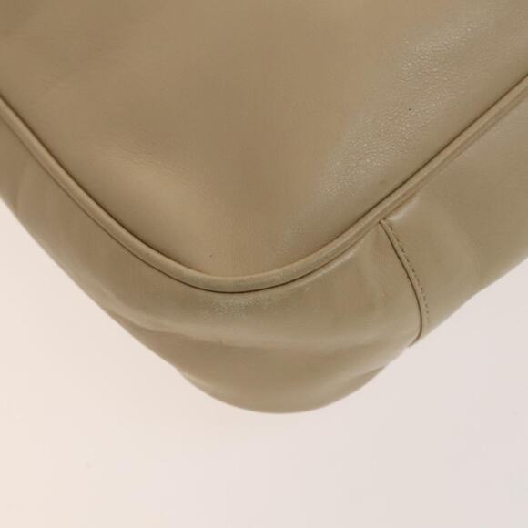 GUCCI Bamboo Shoulder Bag Leather Beige Gold 001 2113 001 2113 - Picture 13 of 16